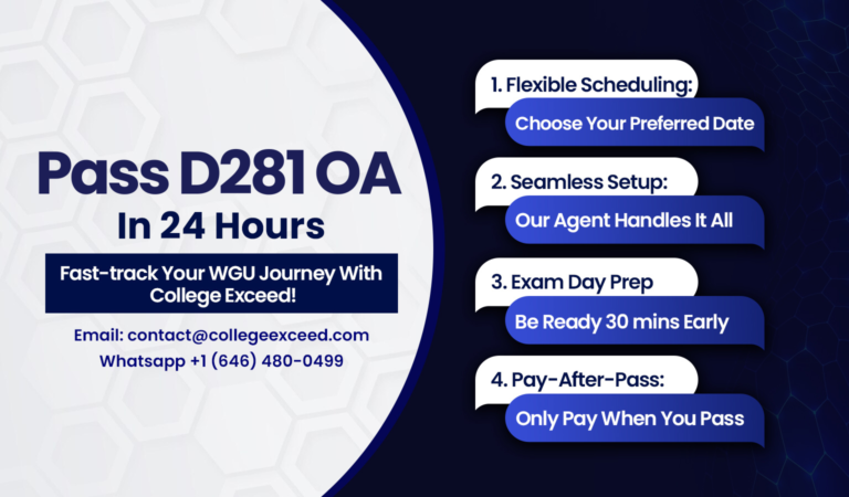 WGU D281 - How to Pass Linux Foundations Final Exam Easily.